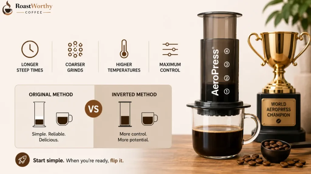 AeroPress Coffee Brewing Setup