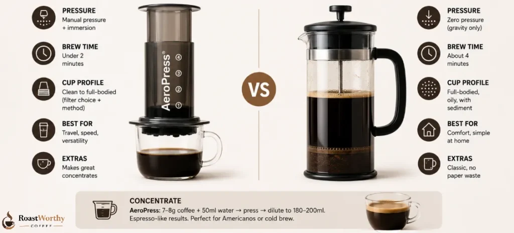 AeroPress vs French Press
