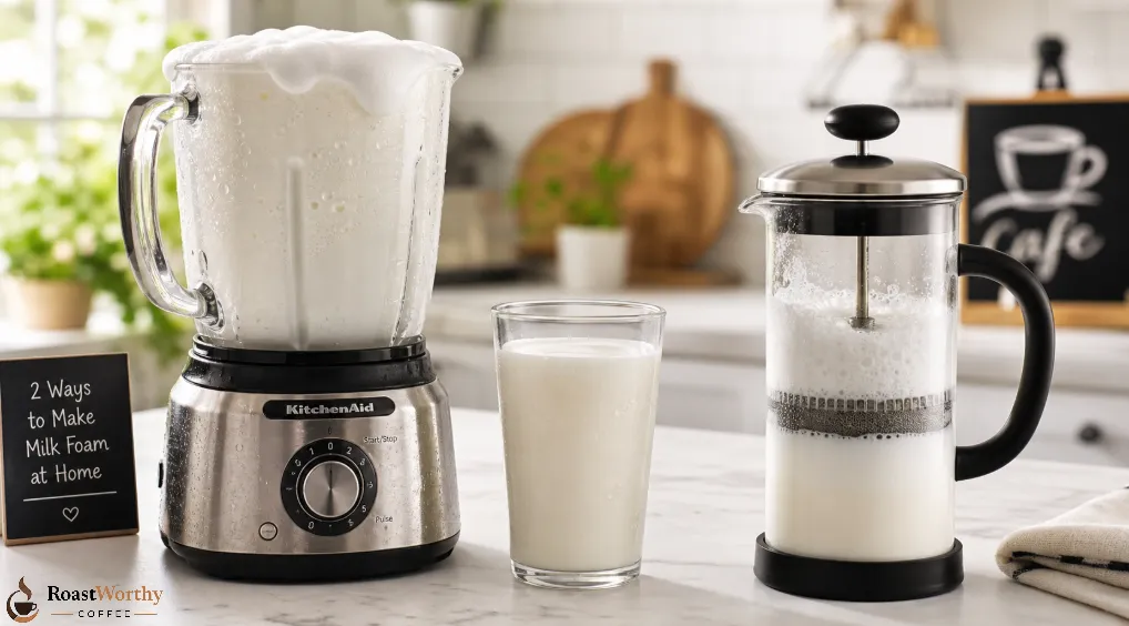 Blender French Press Milk Foam
