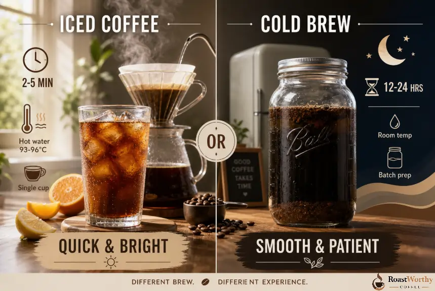 Choosing Between Cold Brew & Iced Coffee
