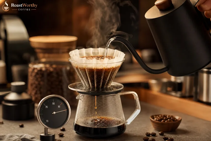 Coffee Brewing Temperature Extraction Process