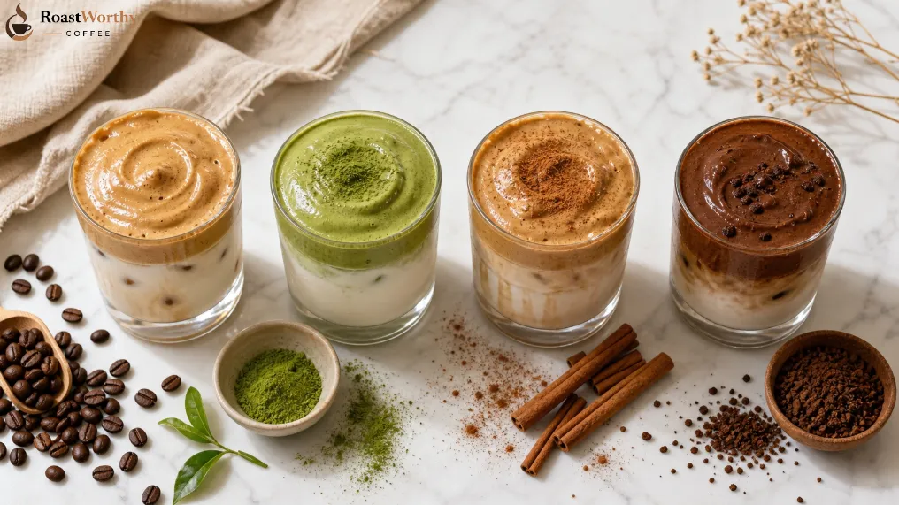 Dalgona Coffee Creative Flavor Variations