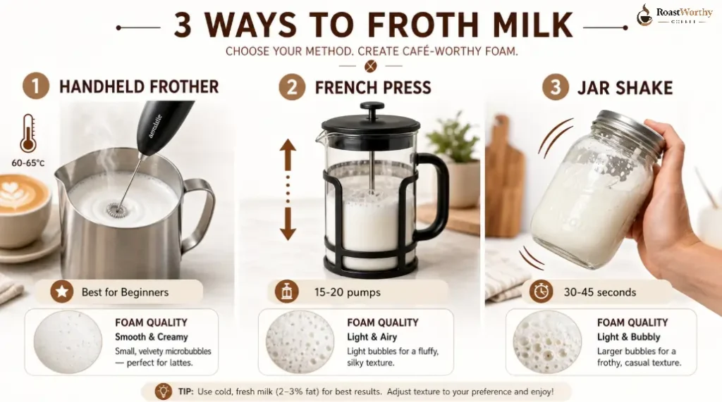 Easy Ways to Froth Milk at Home