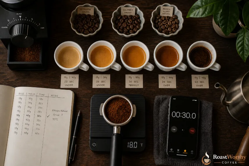 Espresso Dialing in Process Setup