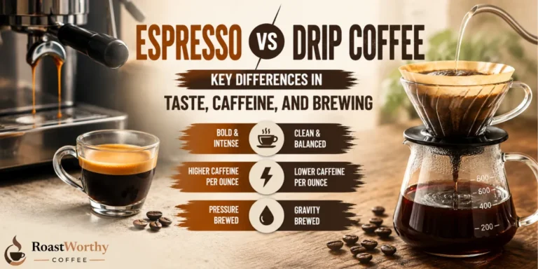 Espresso vs Drip Coffee Key Differences in Taste, Caffeine, and Brewing