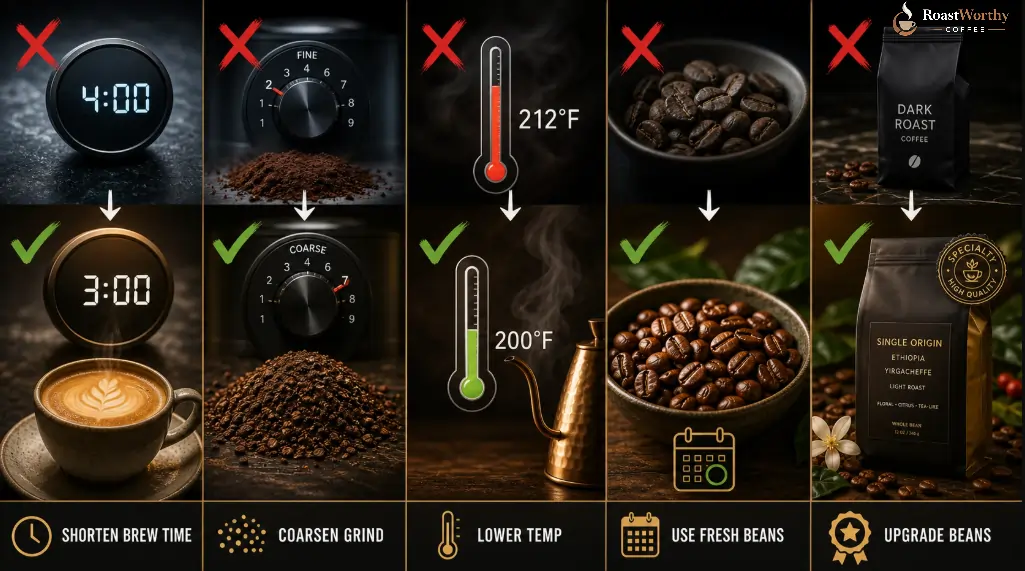 Fix Bitter Coffee Quickly and Correctly