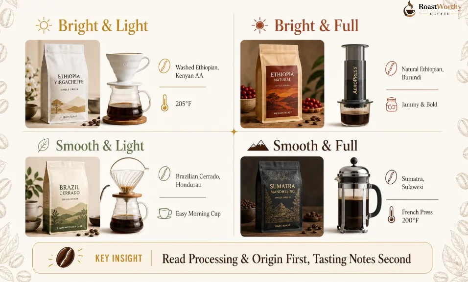 Match Your Coffee Preference
