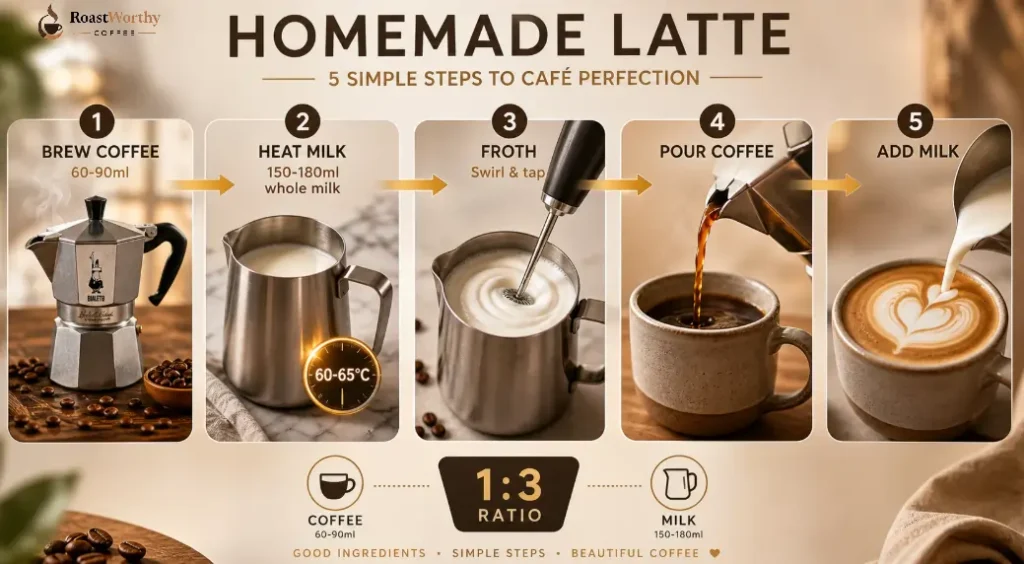 Step-by-Step Guide to a Machine-Free Latte