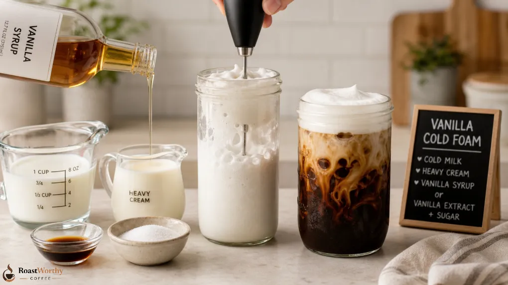 Vanilla Cold Foam Recipe Ingredients