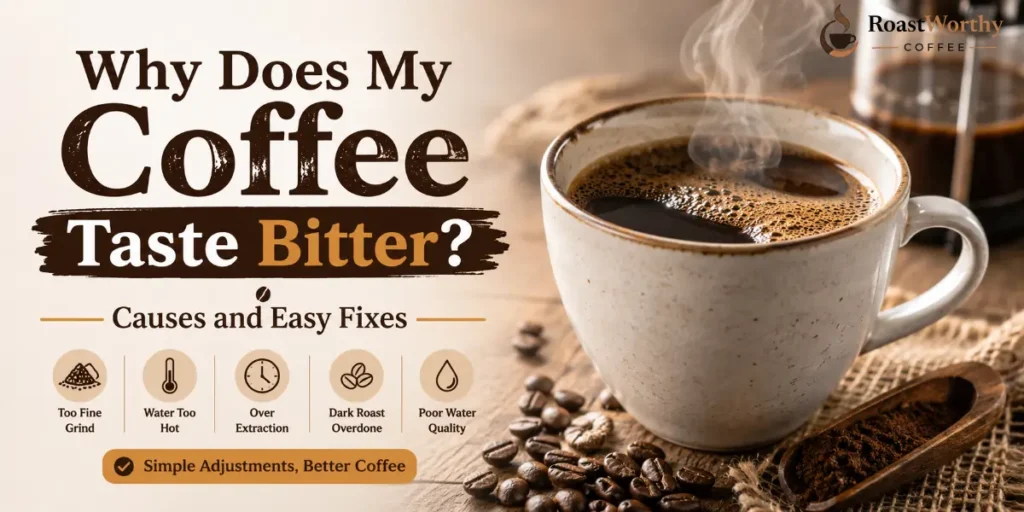 Why Does My Coffee Taste Bitter Causes and Easy Fixes