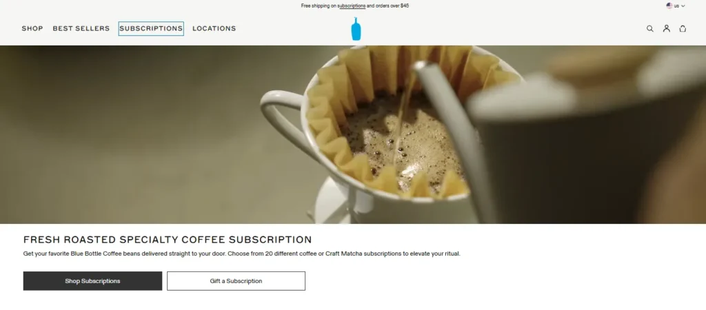Blue Bottle Coffee Subscription