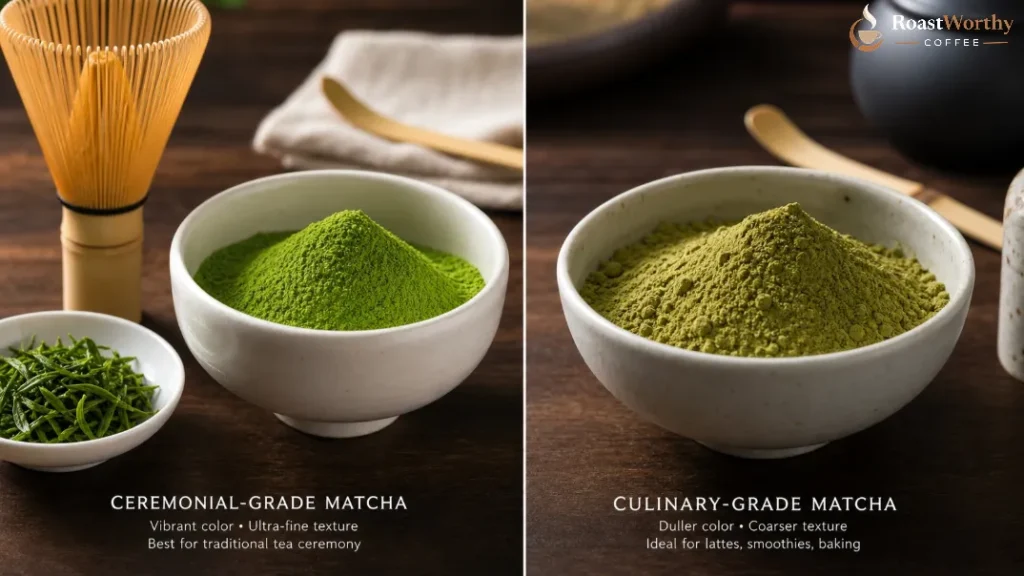 Ceremonial vs Culinary Grade Matcha