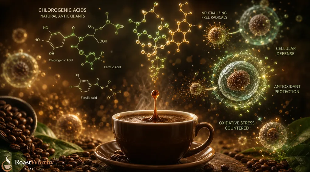 Coffee Antioxidants Protecting Cells