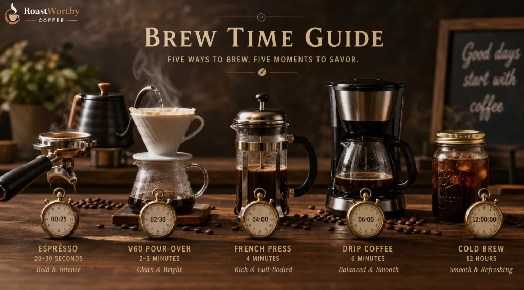 Coffee Brew Time Method