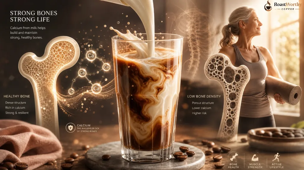 Coffee calcium and bone strength
