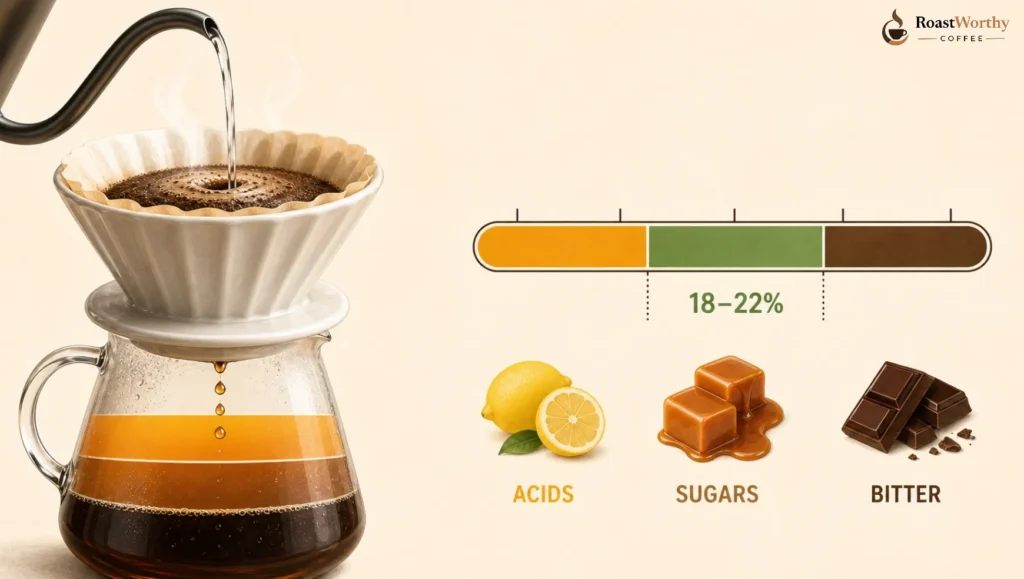 Coffee Eextraction Levels