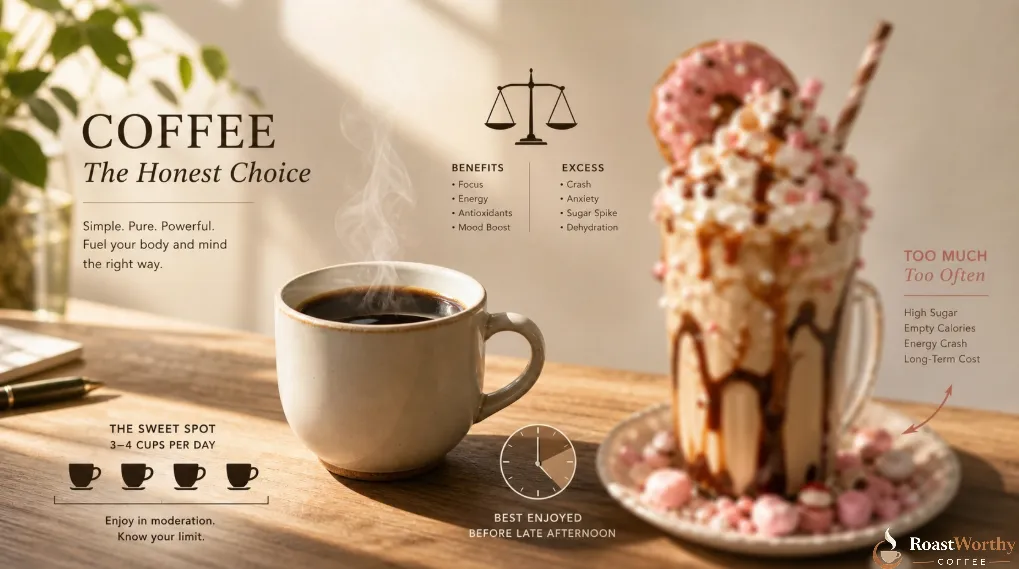 Coffee Health Benefits vs Excess