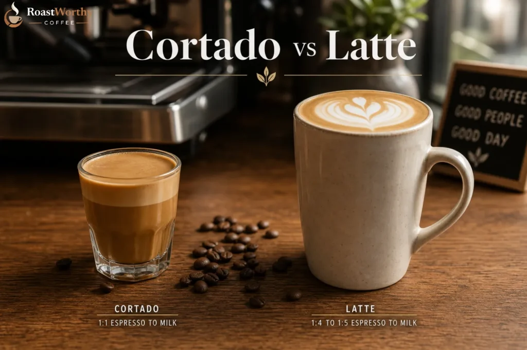 Cortado vs Latte