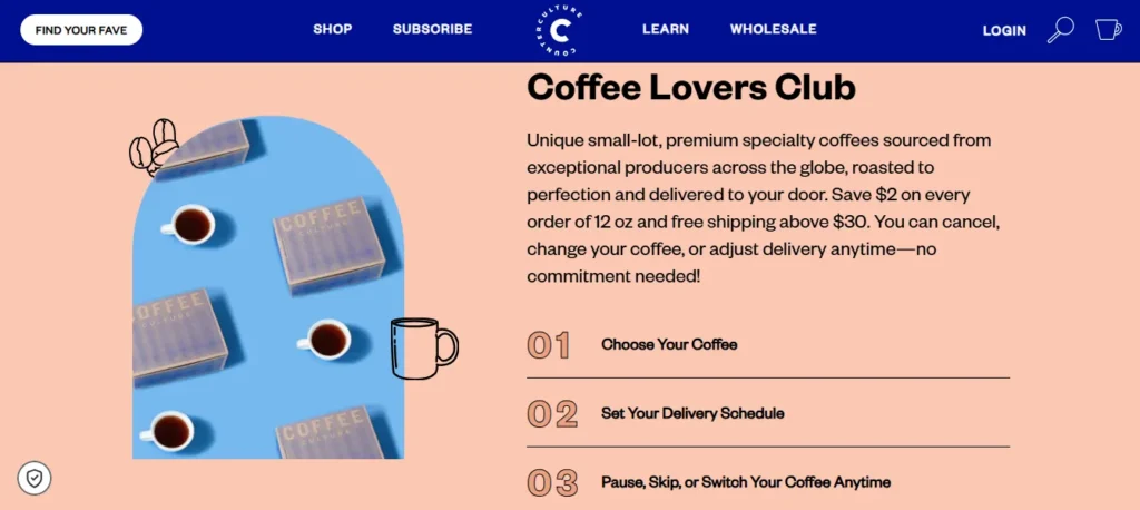 Counter Culture Coffee Subscription