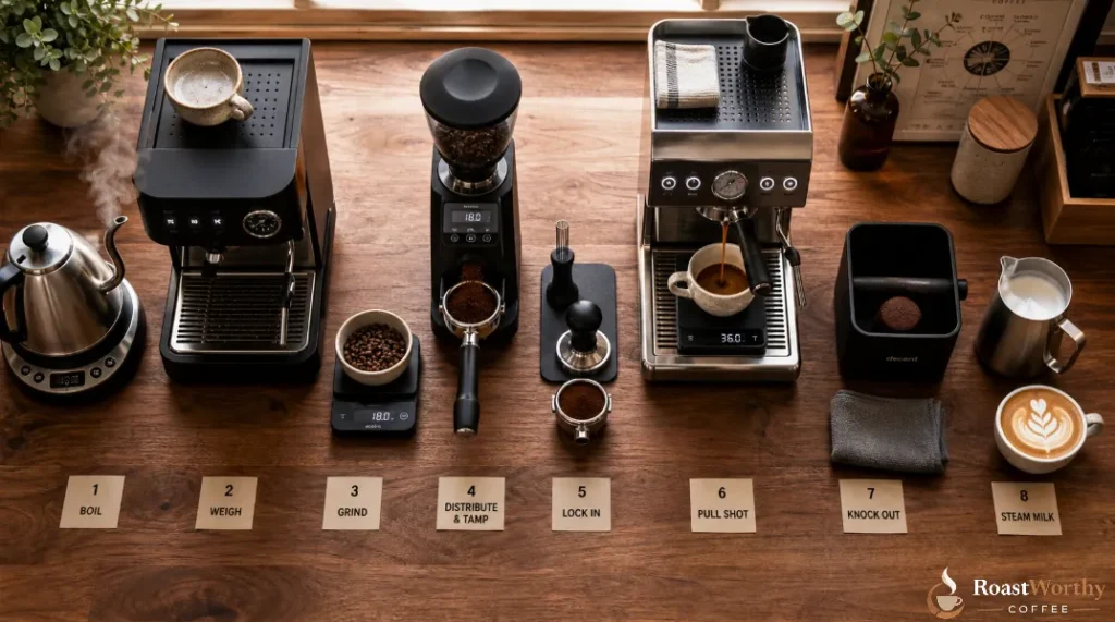 Daily Home Espresso Workflow Ritual