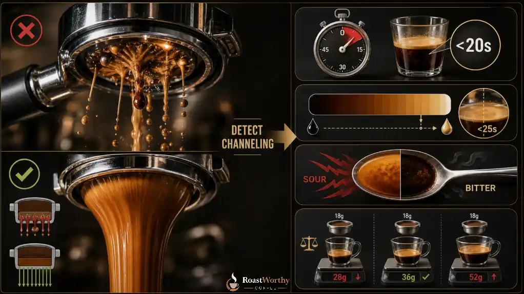 Early Signs of Espresso Channeling