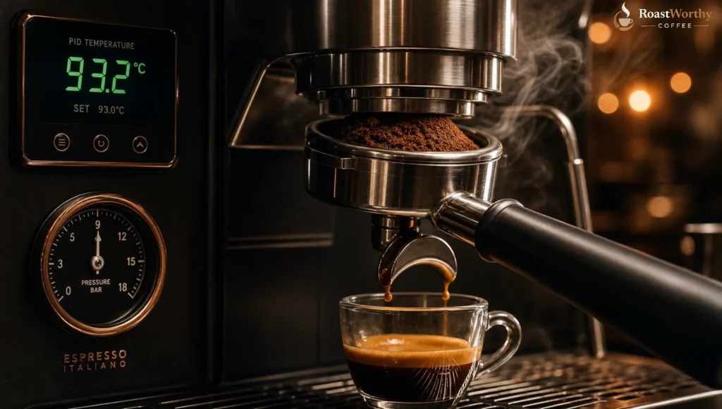 Espresso Machine PID Temperature and Pressure