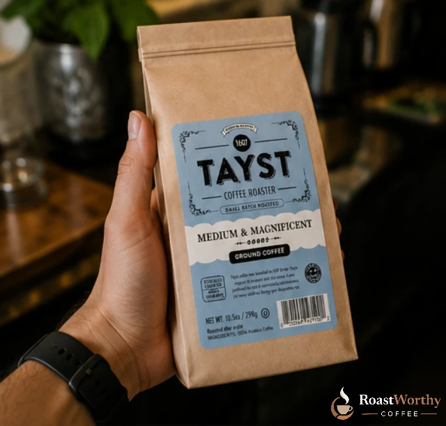 Freshly brewed Tayst Coffee