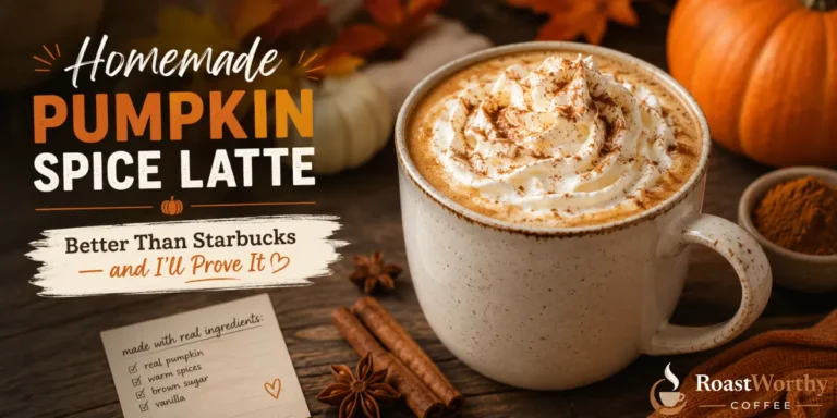 Homemade Pumpkin Spice Latte Recipe