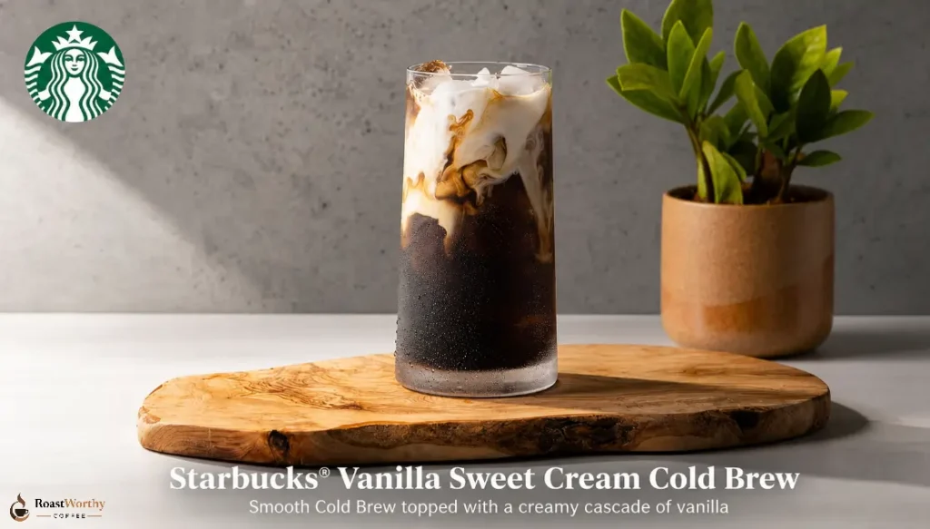 Inside Starbucks Vanilla Sweet Cream Cold Brew