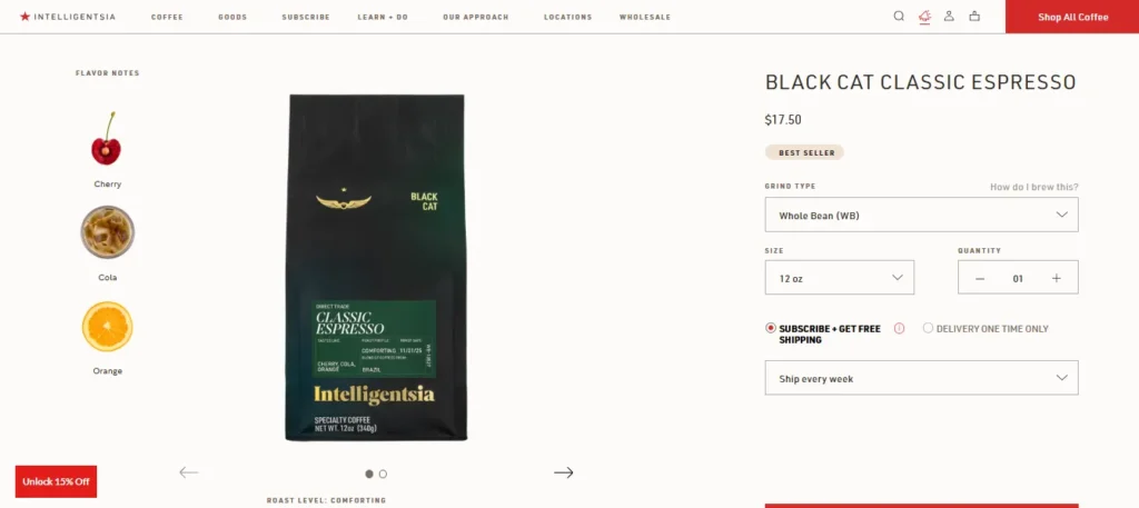 Intelligentsia Black Cat Classic