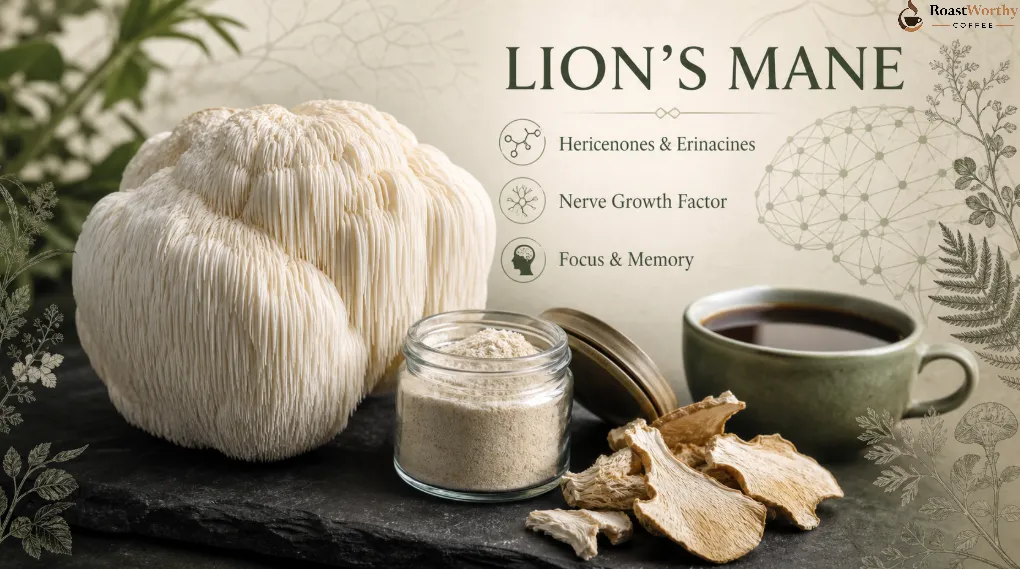 Lion's Mane Mushroom Coffee For Focus