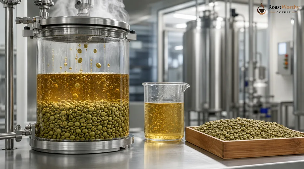 Solvent-Based Coffee Decaffeination Process