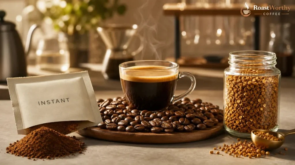 Specialty Instant Coffee Crystals Comparison