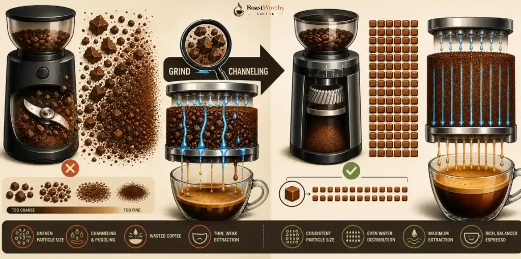 Understanding the Role of Grinder Quality in Channeling