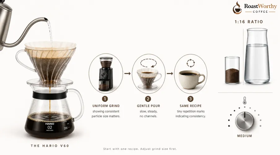 Beginner-Friendly Hario V60 Brewing