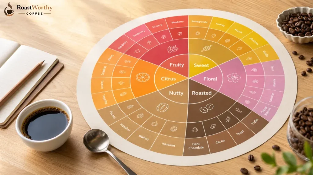 Coffee Flavor Wheel Tasting Guide