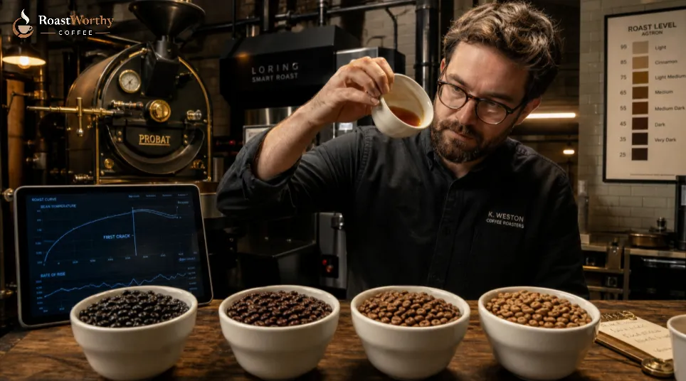 Coffee Roast Levels Examination