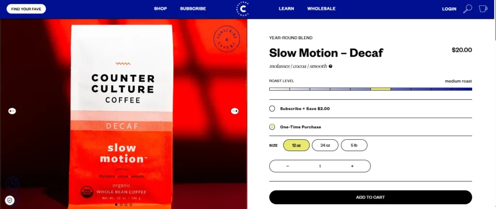 Counter Culture Slow Motion Decaf