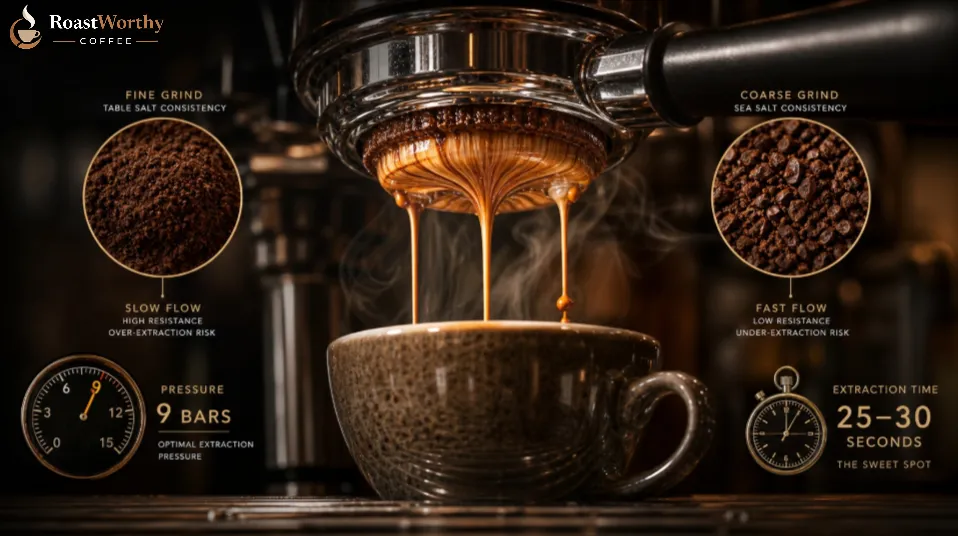 Espresso Grind Extraction Comparison