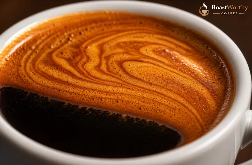 Espresso with Rich Crema Patterns