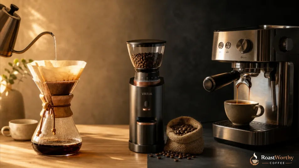 Filter versus Espresso Grinder