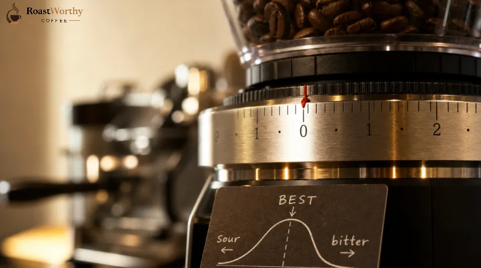 Grinder Dial Adjustment for Espresso Flavor