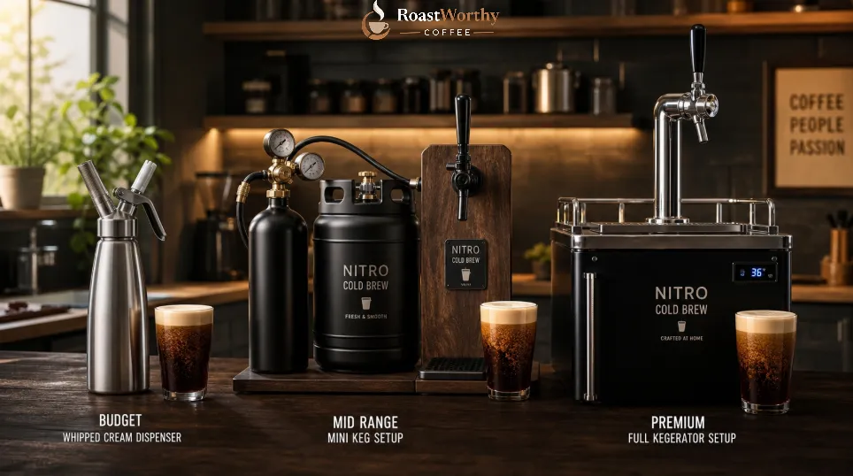 Home Nitro Cold Brew Setup Options