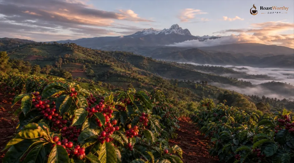 Kenyan Coffee Terroir at Dawn