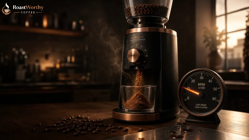 Low-RPM Coffee Grinder