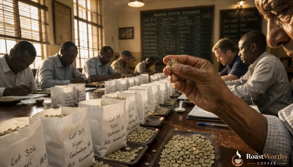 Nairobi Coffee Exchange Auction Lots