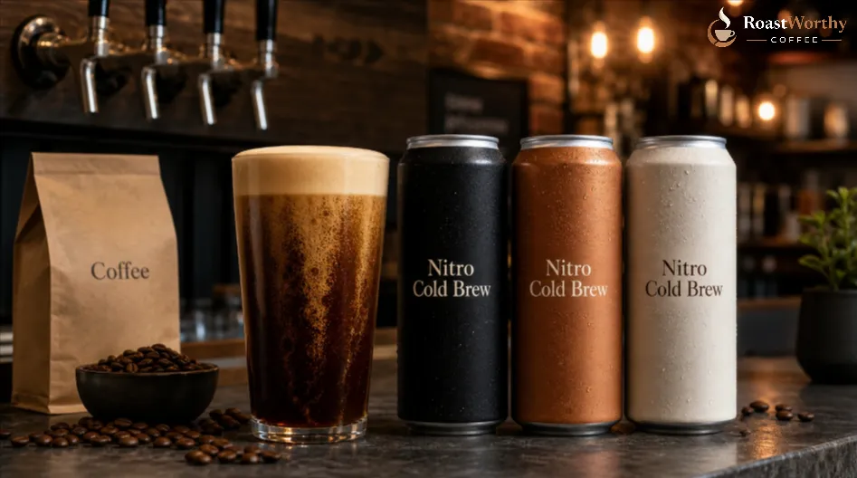 Nitro Cold Brew Cans And Tap