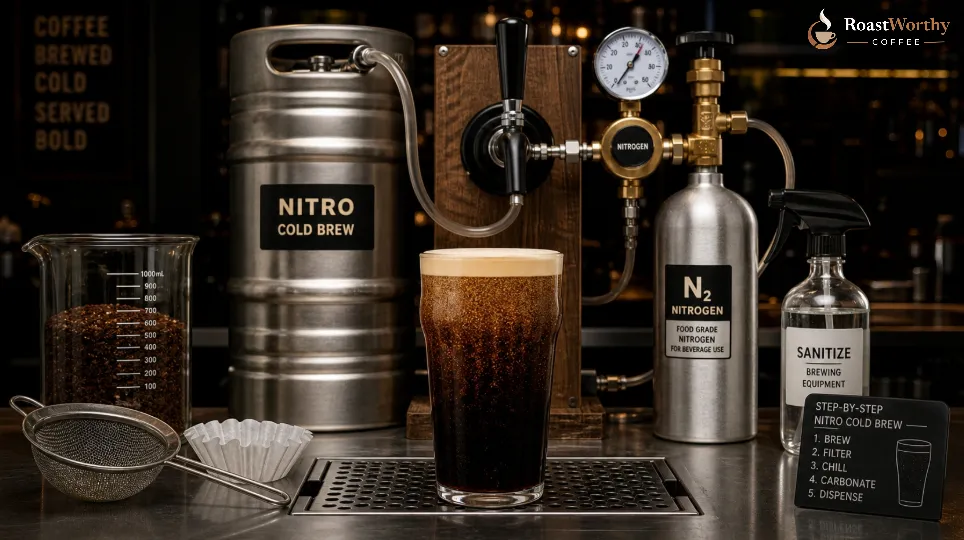 Nitro Cold Brew Making Process