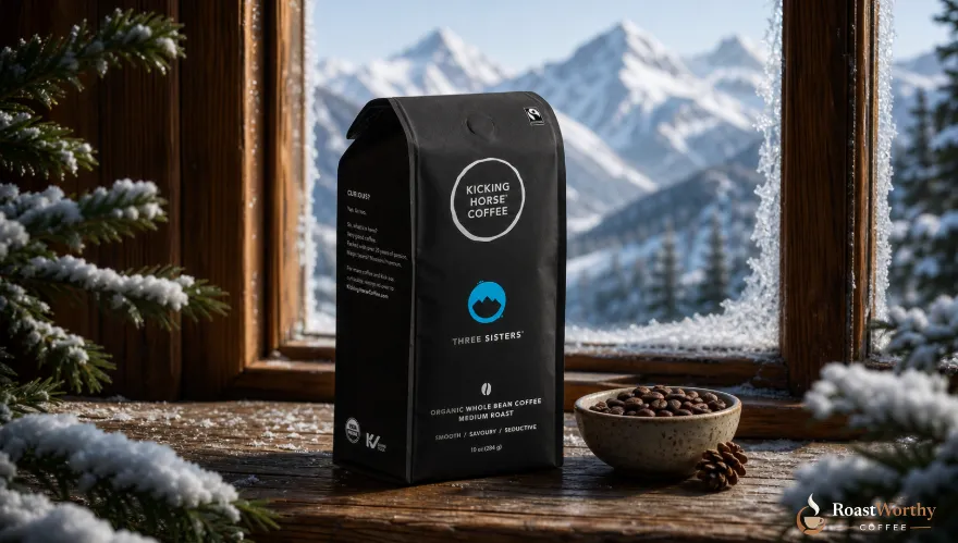 Three Sisters Kicking Horse Coffee