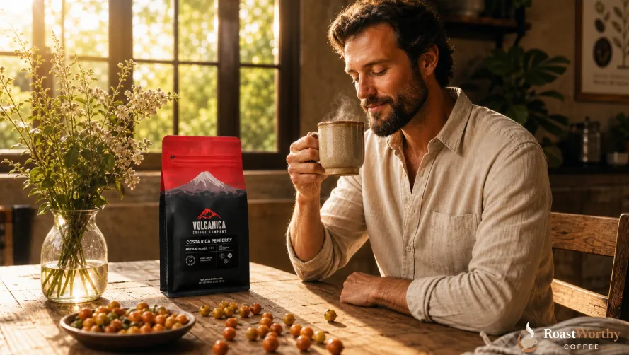 Volcanica Coffee Costa Rica Peaberry Taste